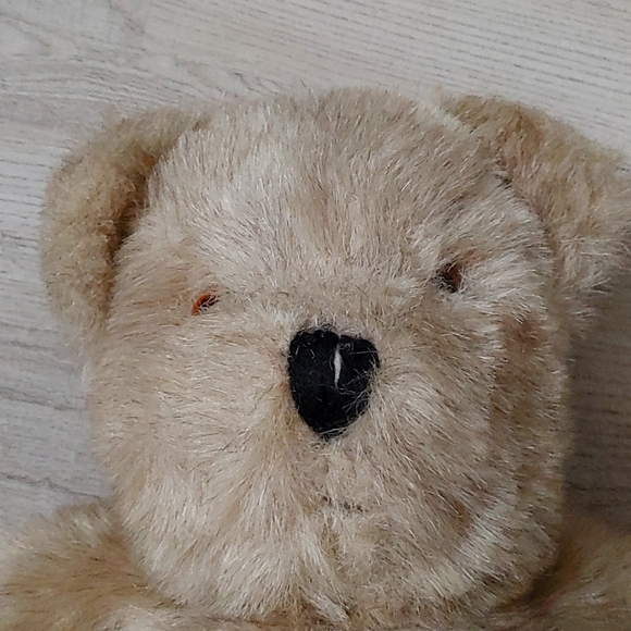 Vintage 70s Alresford Crafts Town Mill England Tan Teddy Bear Plush 20” - Picture 2 of 3